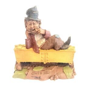 Tom Clark Signed Hobo #92 Hobo Train Series by Cairn Studios 1988